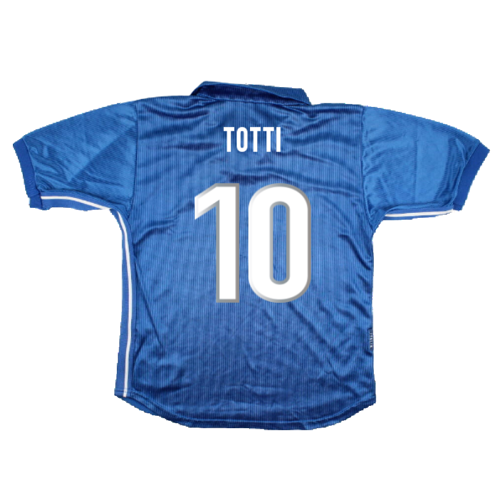 Italy 1998-99 Home Shirt (XL Boys) (Very Good) (Totti 10)