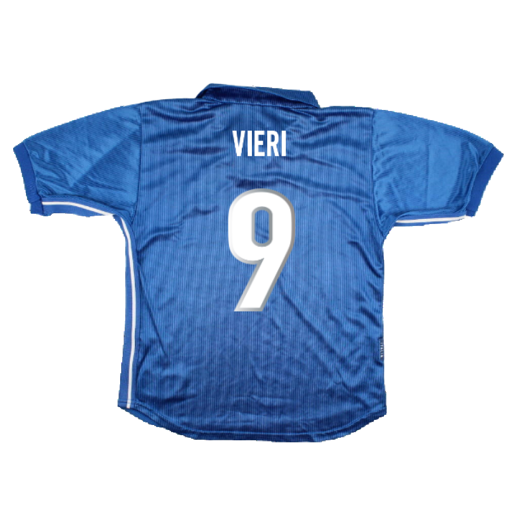 Italy 1998-99 Home Shirt (XL Boys) (Very Good) (Vieri 9)