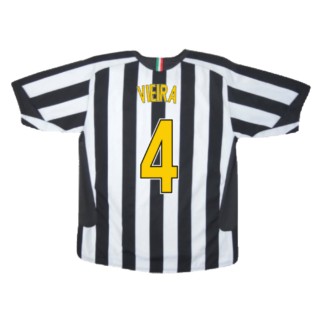 Juventus 2005-06 Home Shirt (XL) (Very Good) (Vieira 4)