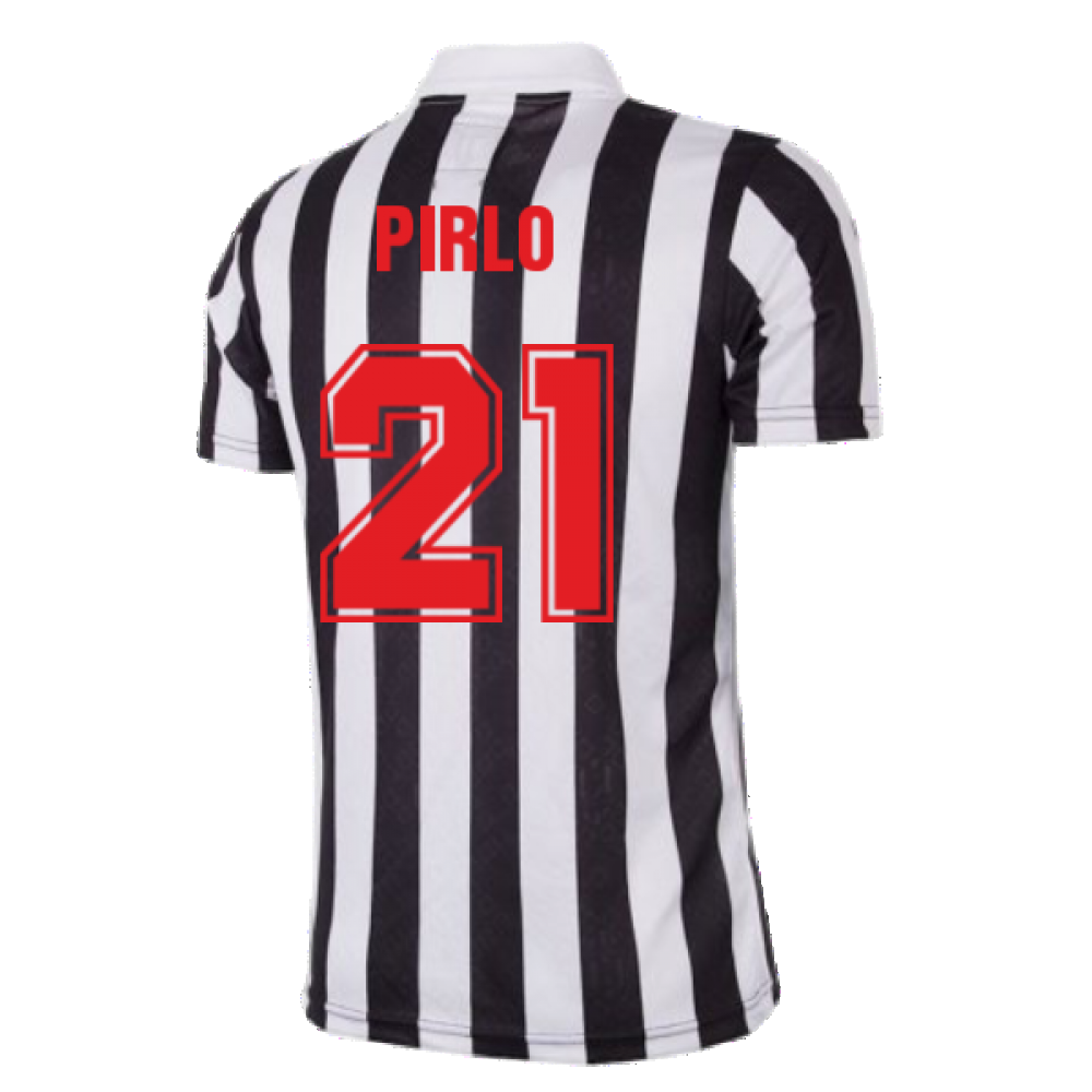 Juventus FC 1992 - 93 Coppa UEFA Retro Football Shirt (PIRLO 21)