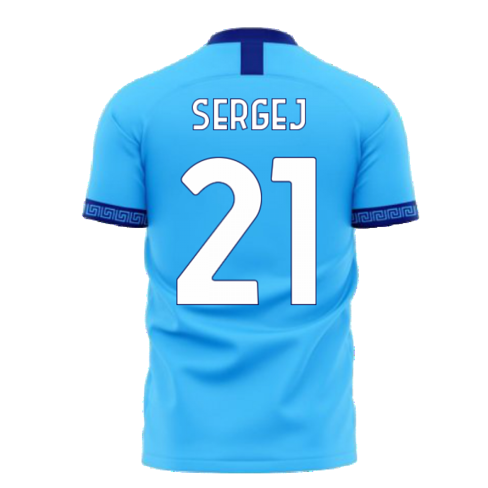 Lazio 2024-2025 Home Concept Football Kit (Libero) (SERGEJ 21)