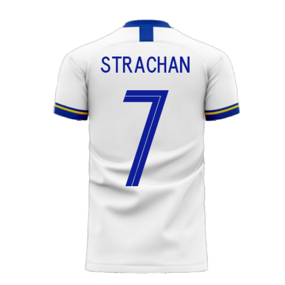 Leeds 2020-2021 Home Concept Football Kit (Fans Culture) (STRACHAN 7)