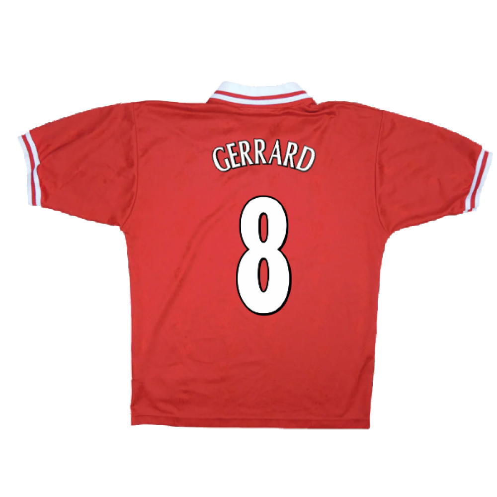 Liverpool 1996-98 Home Shirt (S) (Excellent) (GERRARD 8)