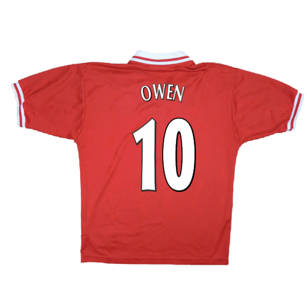 Liverpool 1996-98 Home Shirt (XL) (Very Good) (OWEN 10)