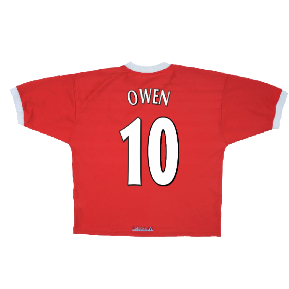 Liverpool 1998-00 Home Shirt (L) (Excellent) (OWEN 10)