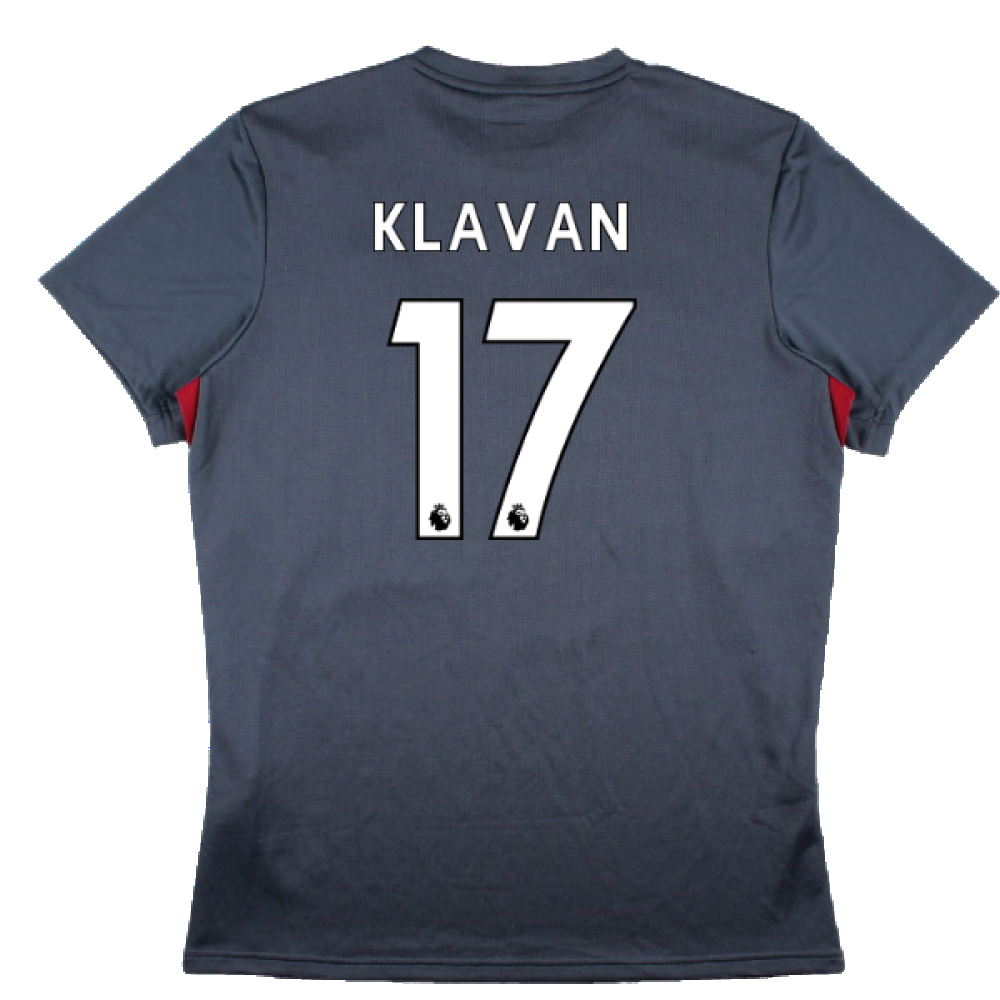 Liverpool 2017-18 New Balance Training Shirt (L) (Klavan 17) (Excellent)