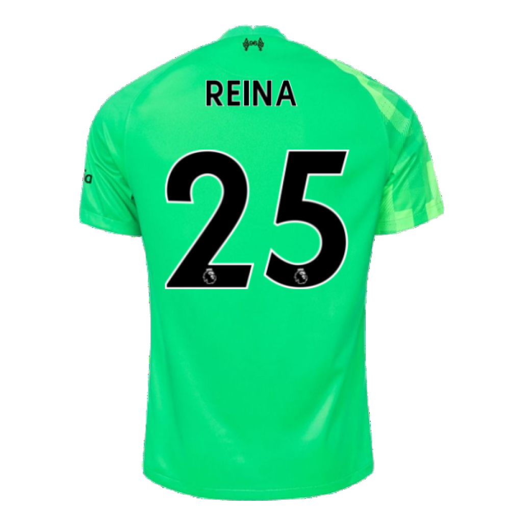 Liverpool 2021-2022 Goalkeeper Shirt (Green) (Reina 25)