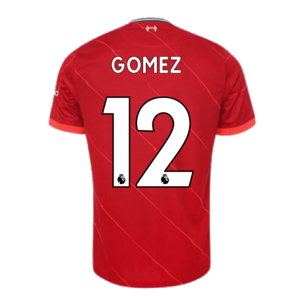 Liverpool 2021-2022 Home Shirt (Kids) (GOMEZ 12)
