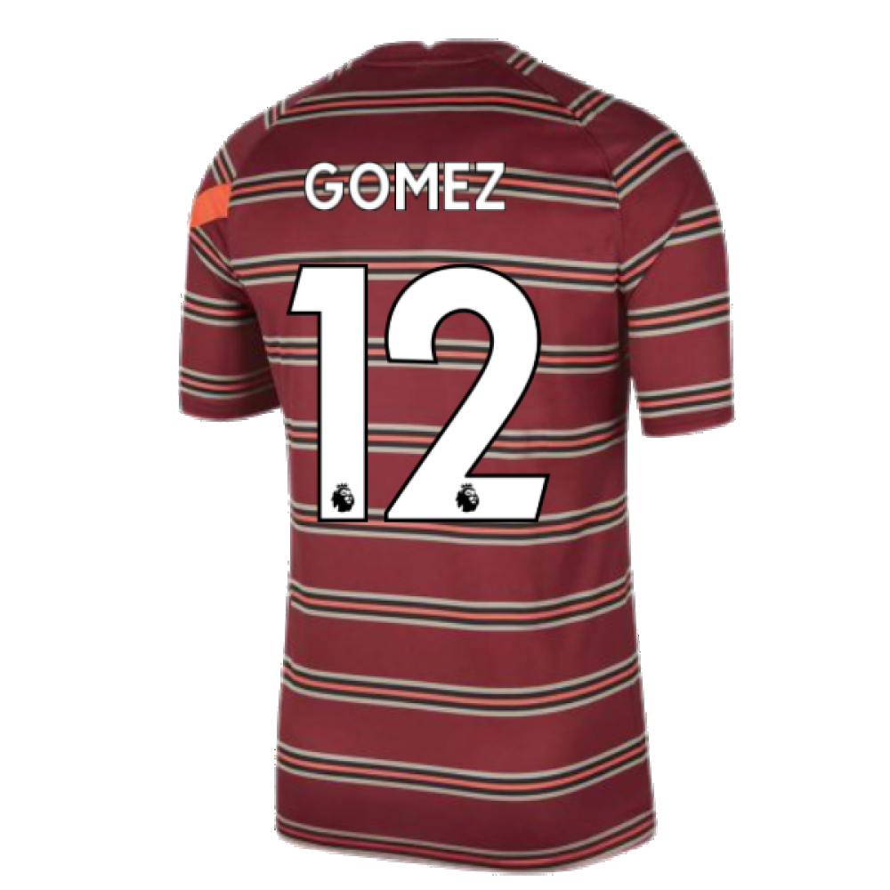 Liverpool 2021-2022 Pre-Match Training Shirt (Red) (GOMEZ 12)