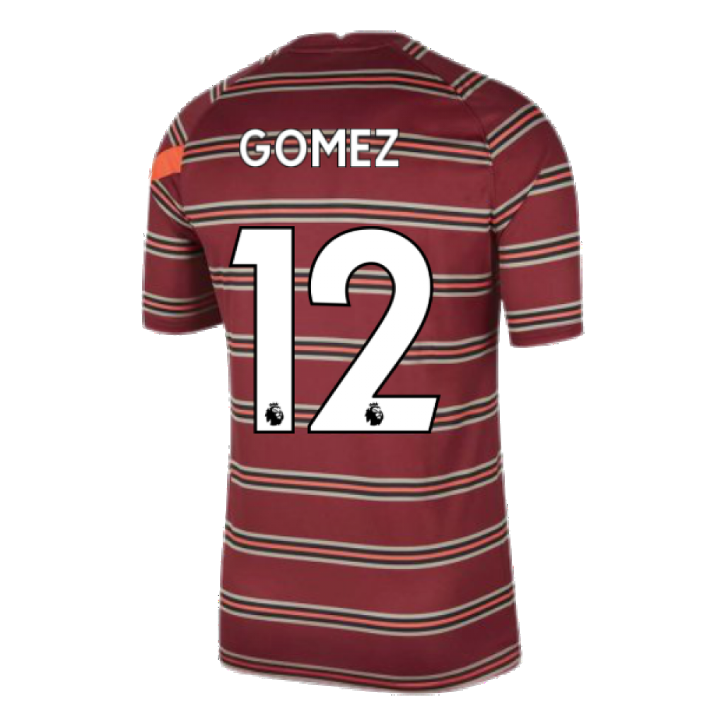 Liverpool 2021-2022 Pre-Match Training Shirt (Red) - Kids (GOMEZ 12)