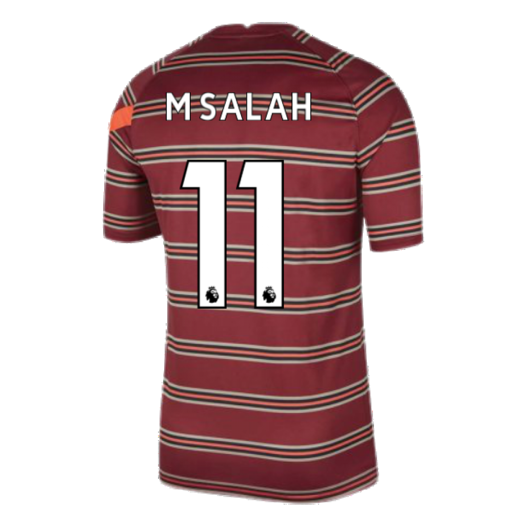 Liverpool 2021-2022 Pre-Match Training Shirt (Red) (M.SALAH 11)