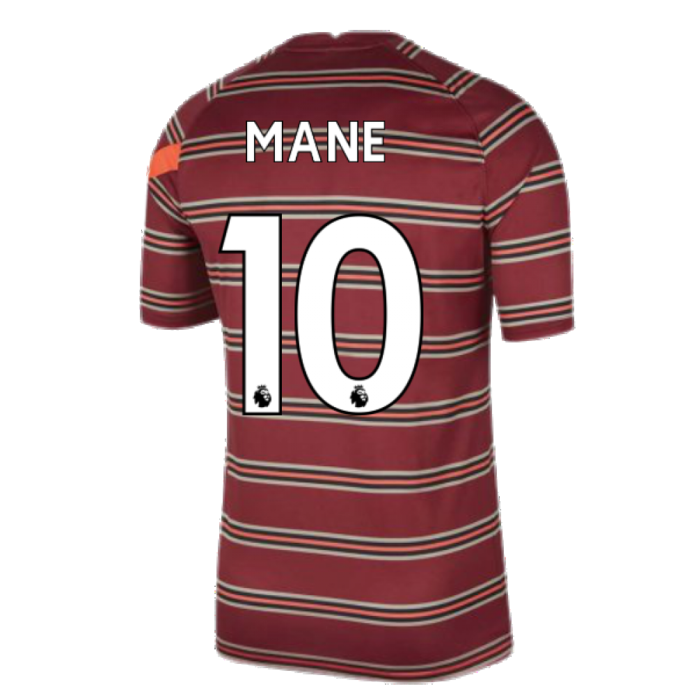 Liverpool 2021-2022 Pre-Match Training Shirt (Red) (MANE 10)