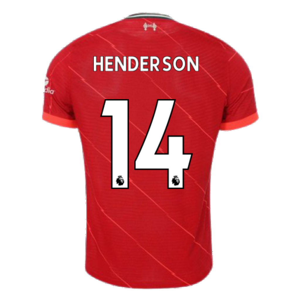 Liverpool 2021-2022 Vapor Home Shirt (HENDERSON 14)