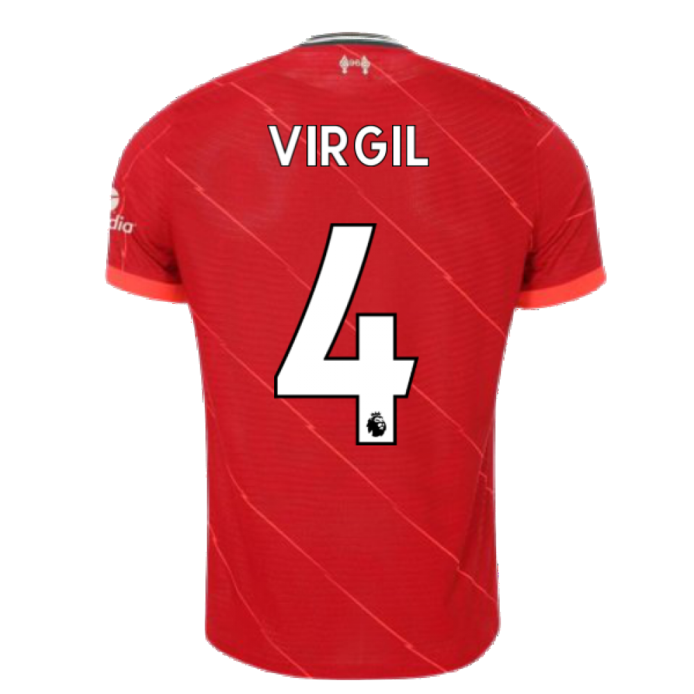 Liverpool 2021-2022 Vapor Home Shirt (Kids) (VIRGIL 4)