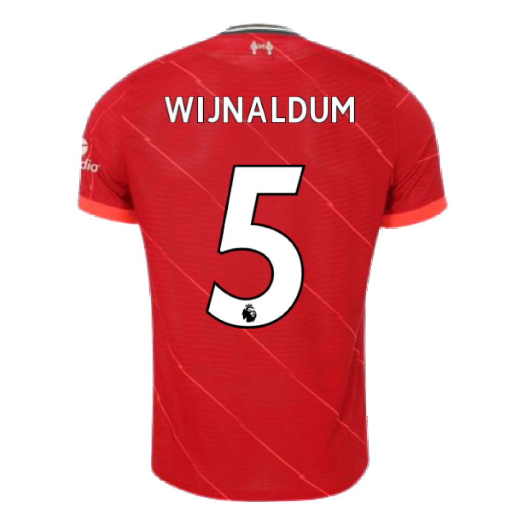 Liverpool 2021-2022 Vapor Home Shirt (Kids) (WIJNALDUM 5)