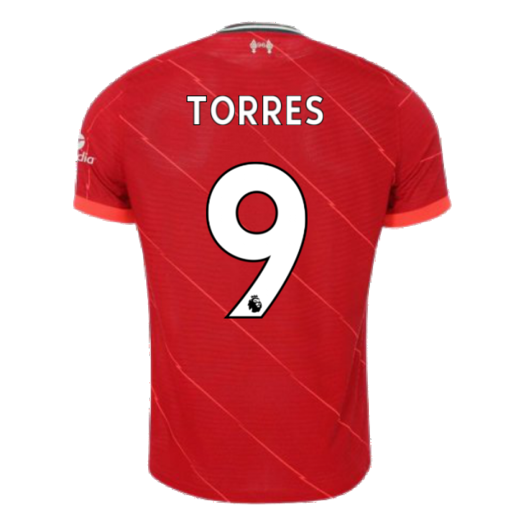 Liverpool 2021-2022 Vapor Home Shirt (TORRES 9)