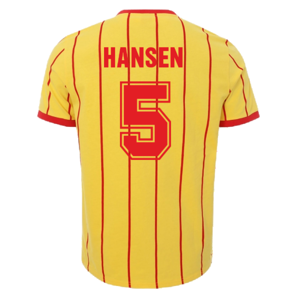 Liverpool Heritage 1982 Yellow Away Tee (Hansen 5)