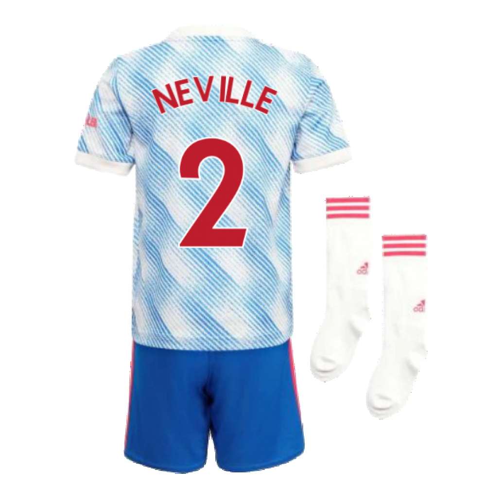 Man Utd 2021-2022 Away Mini Kit (NEVILLE 2)