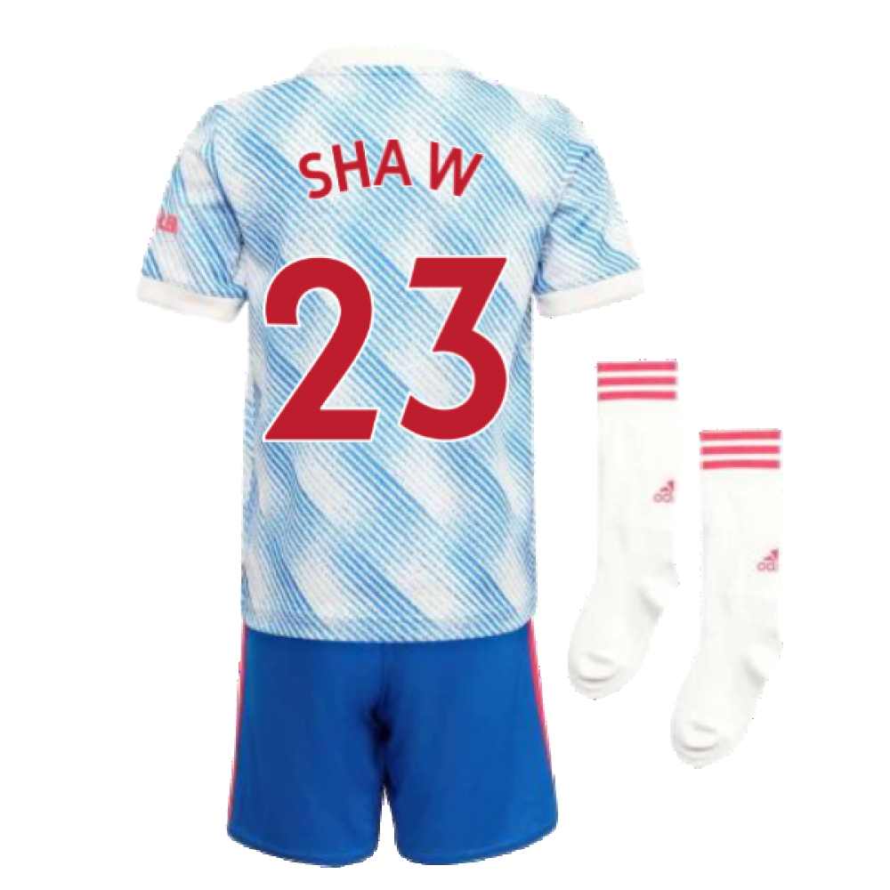 Man Utd 2021-2022 Away Mini Kit (SHAW 23)