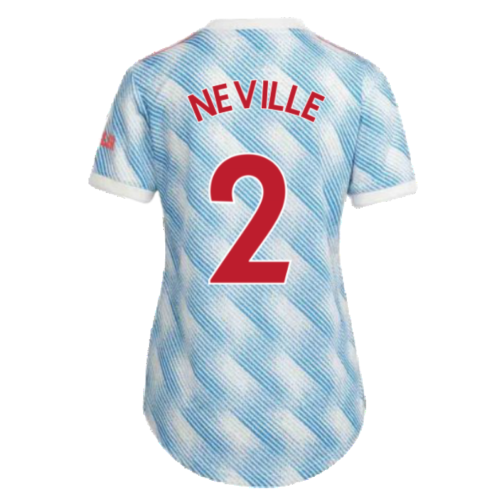 Man Utd 2021-2022 Away Shirt (Ladies) (NEVILLE 2)