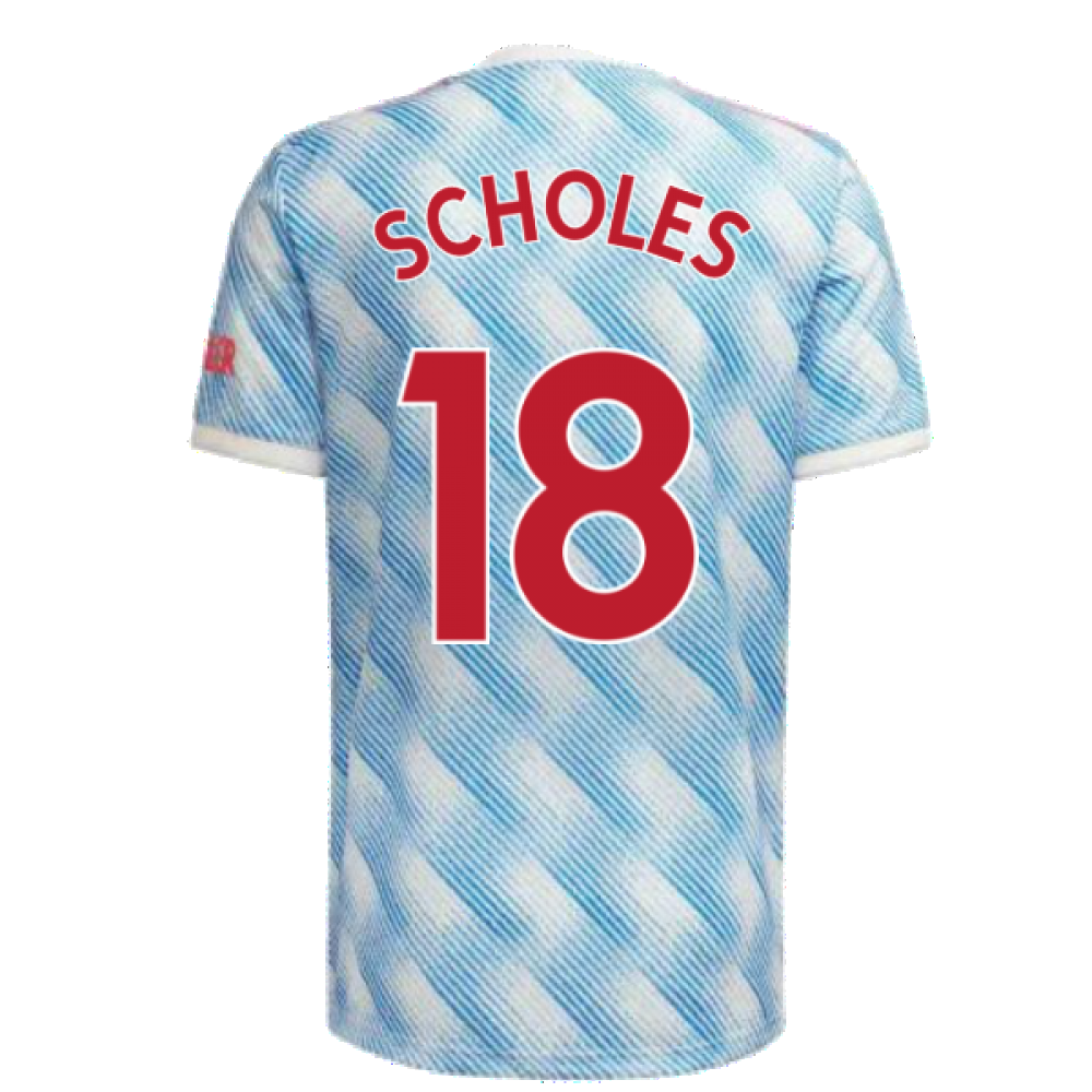 Man Utd 2021-2022 Away Shirt (SCHOLES 18)