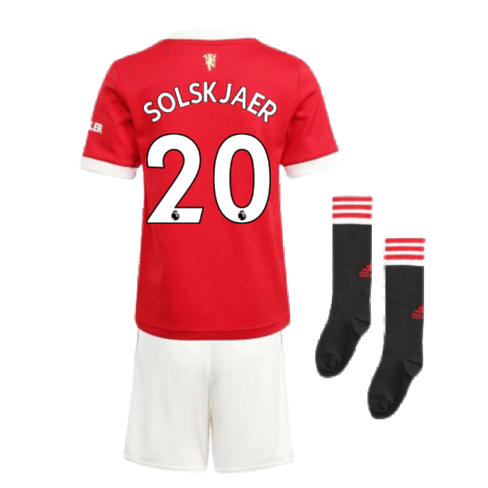 Man Utd 2021-2022 Home Mini Kit (SOLSKJAER 20)