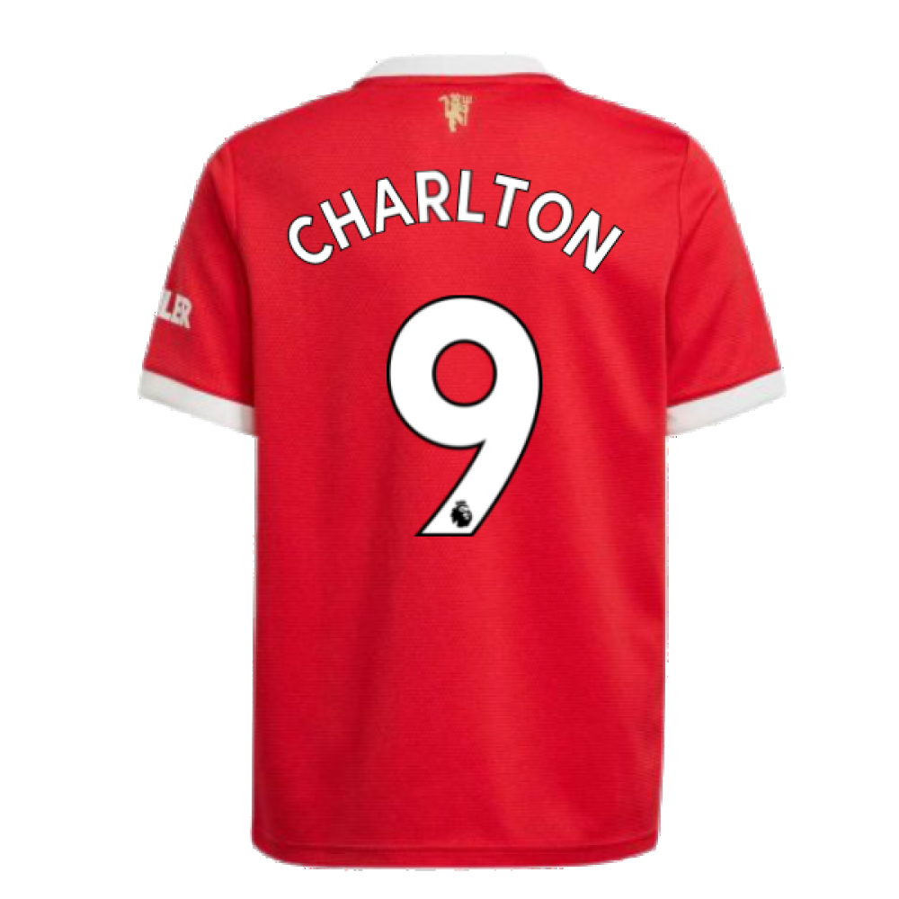 Man Utd 2021-2022 Home Shirt (Kids) (CHARLTON 9)