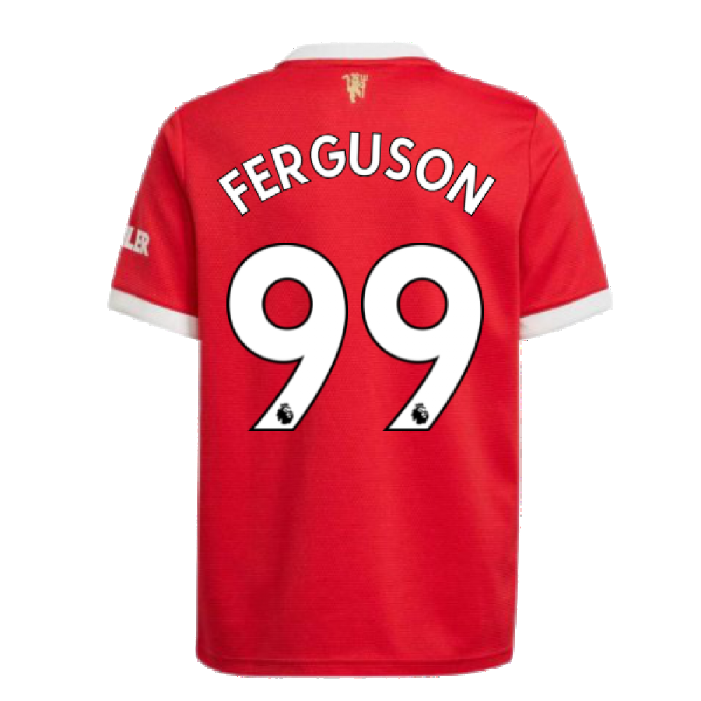 Man Utd 2021-2022 Home Shirt (Kids) (FERGUSON 99)