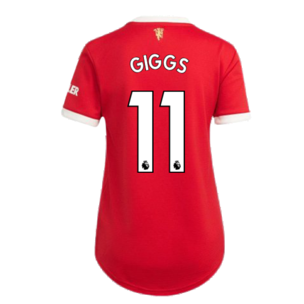 Man Utd 2021-2022 Home Shirt (Ladies) (GIGGS 11)