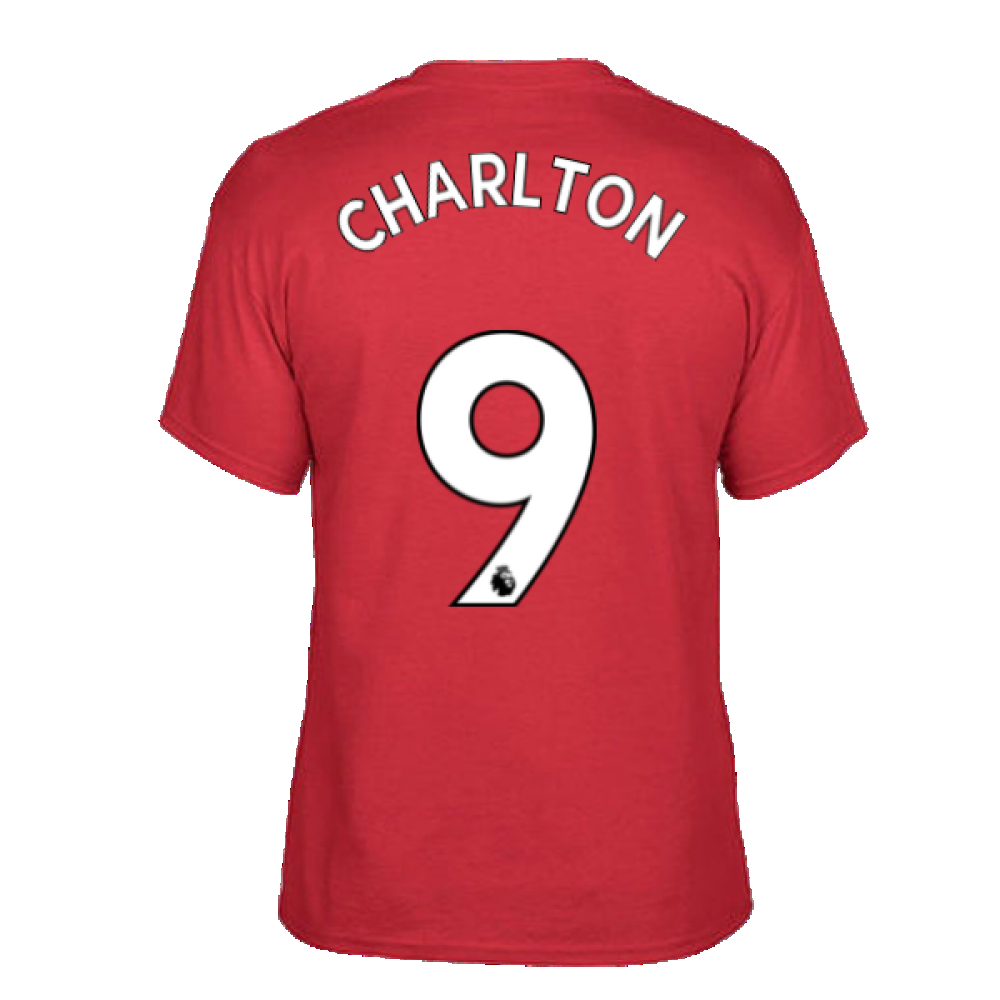 Man Utd 2021-2022 STR Graphic Tee (Red) (CHARLTON 9)