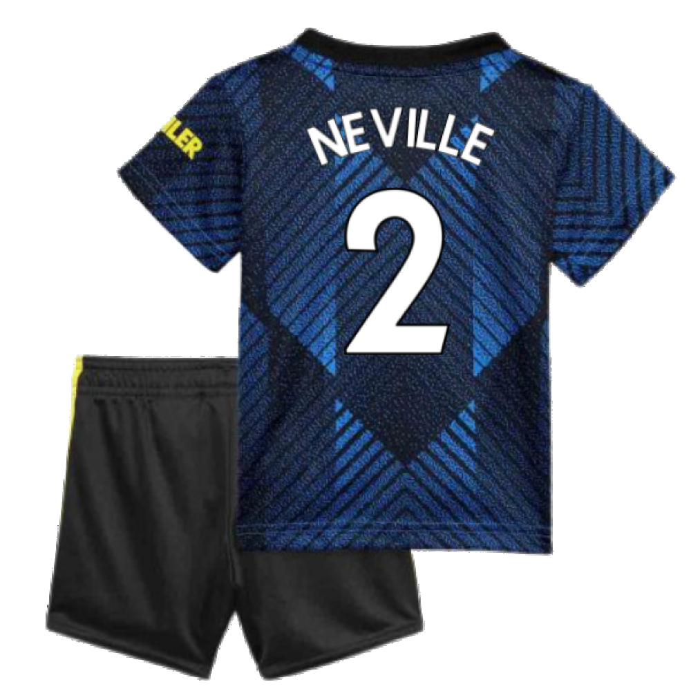 Man Utd 2021-2022 Third Baby Kit (Blue) (NEVILLE 2)