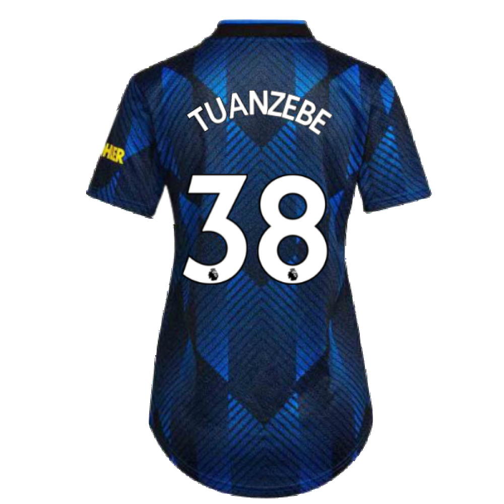 Man Utd 2021-2022 Third Shirt (Ladies) (TUANZEBE 38)