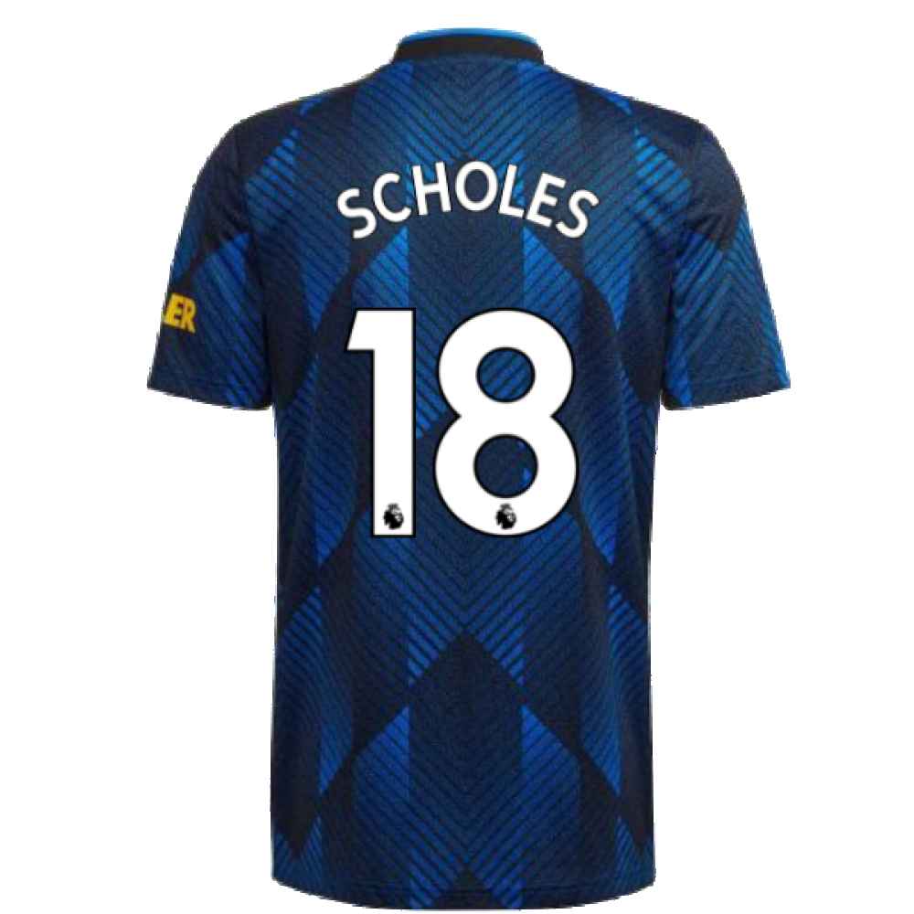 Man Utd 2021-2022 Third Shirt (SCHOLES 18)