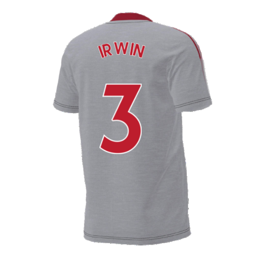 Man Utd 2021-2022 Training Tee (Grey) (IRWIN 3)