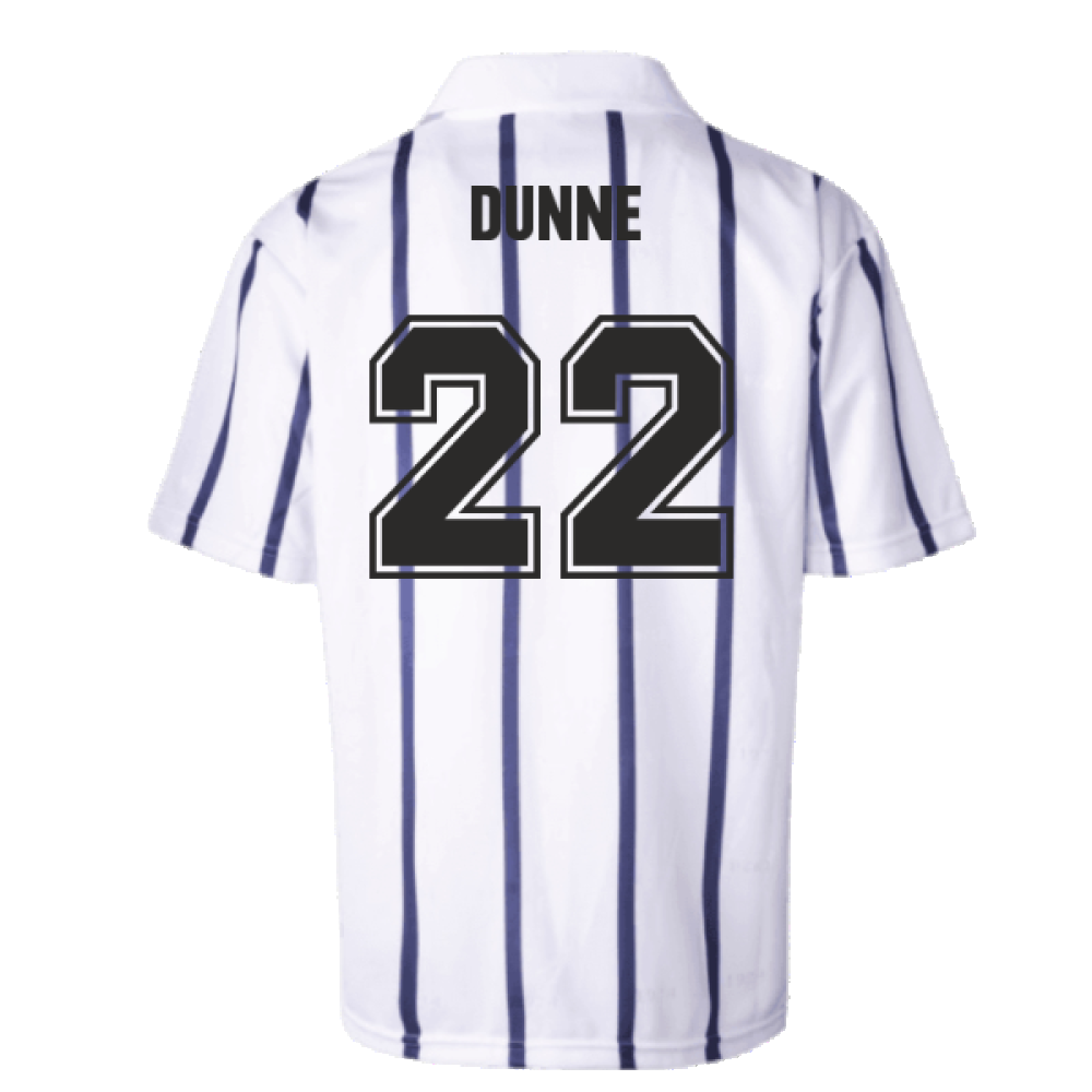 Manchester City 1993 Away Retro Football Shirt (DUNNE 22)