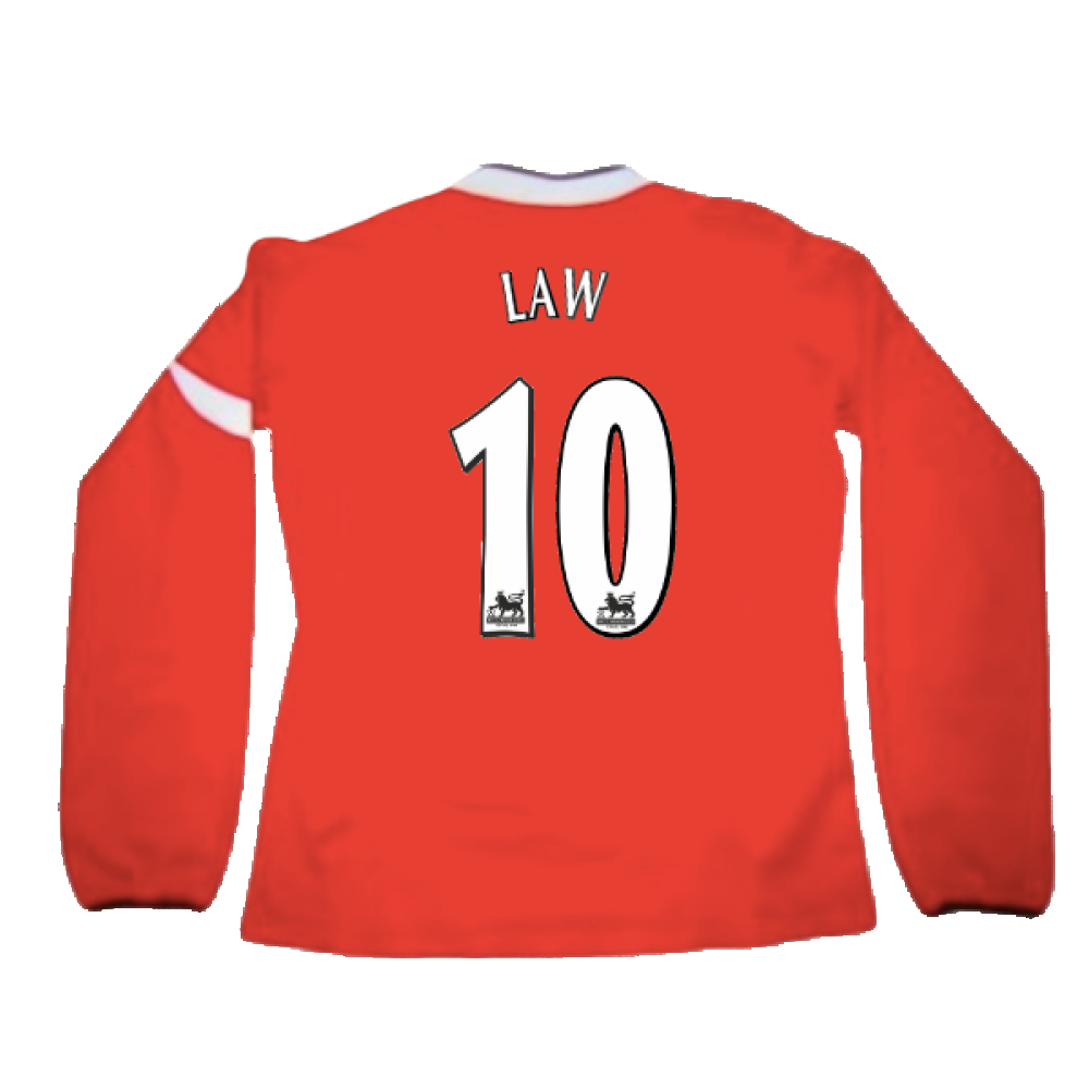 Manchester United 2004-06 Home L/S Shirt (XL) (Very Good) (LAW 10)