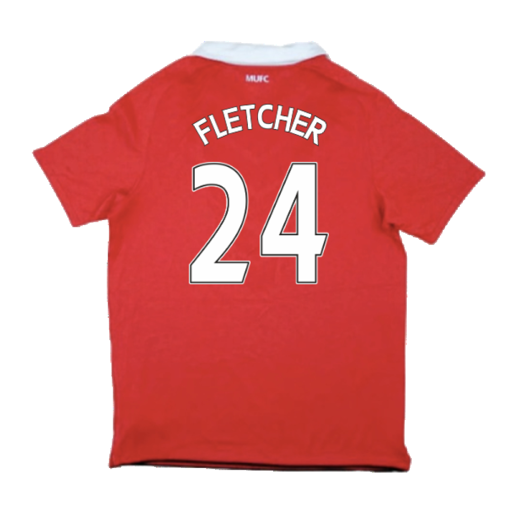 Manchester United 2010-11 Home Shirt (Very Good) (Fletcher 24)