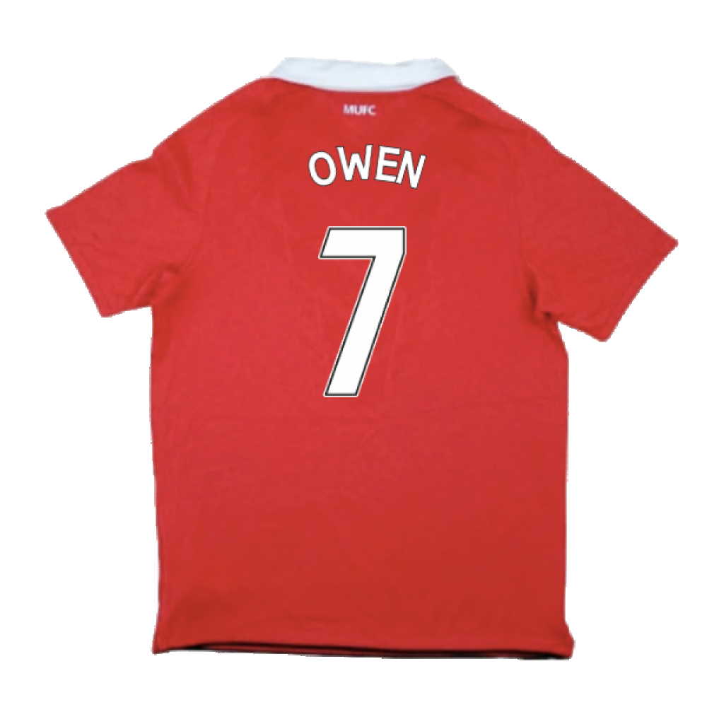 Manchester United 2010-11 Home Shirt (S) (Very Good) (Owen 7)