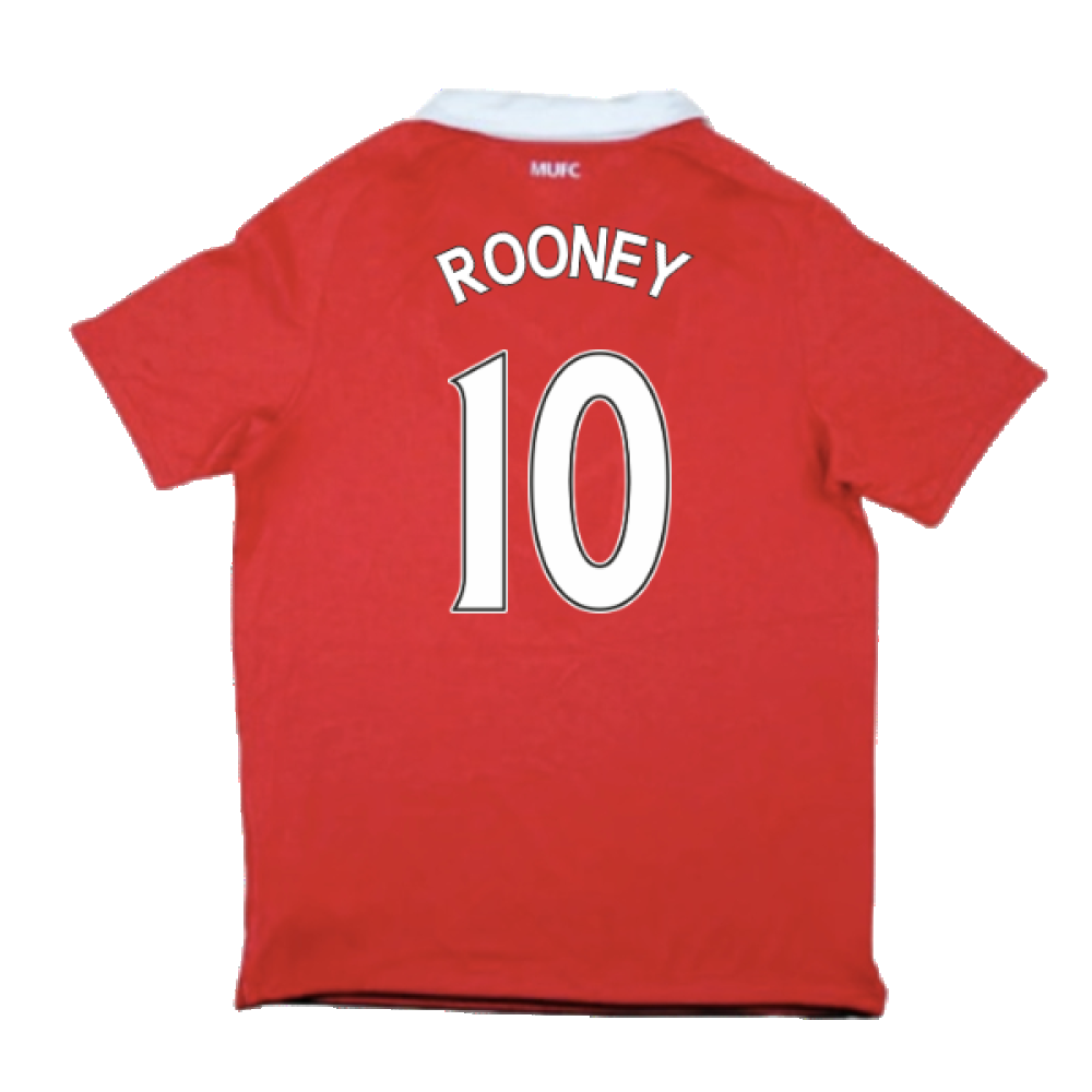 Manchester United 2010-11 Home Shirt (S) (Very Good) (Rooney 10)