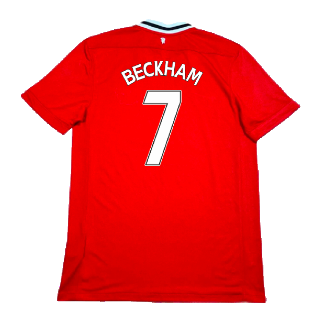 Manchester United 2011-12 Home Shirt (XL) (Excellent) (BECKHAM 7)