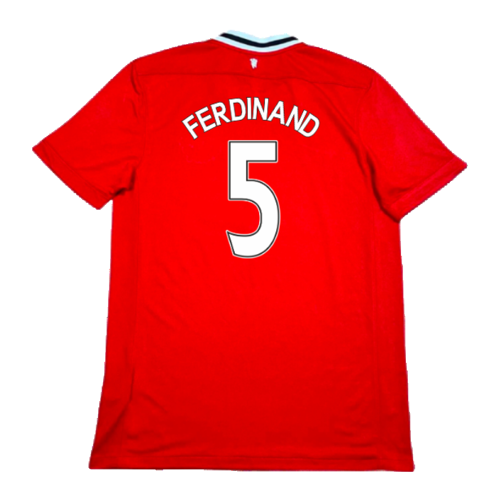 Manchester United 2011-12 Home Shirt (M) (Excellent) (Ferdinand 5)