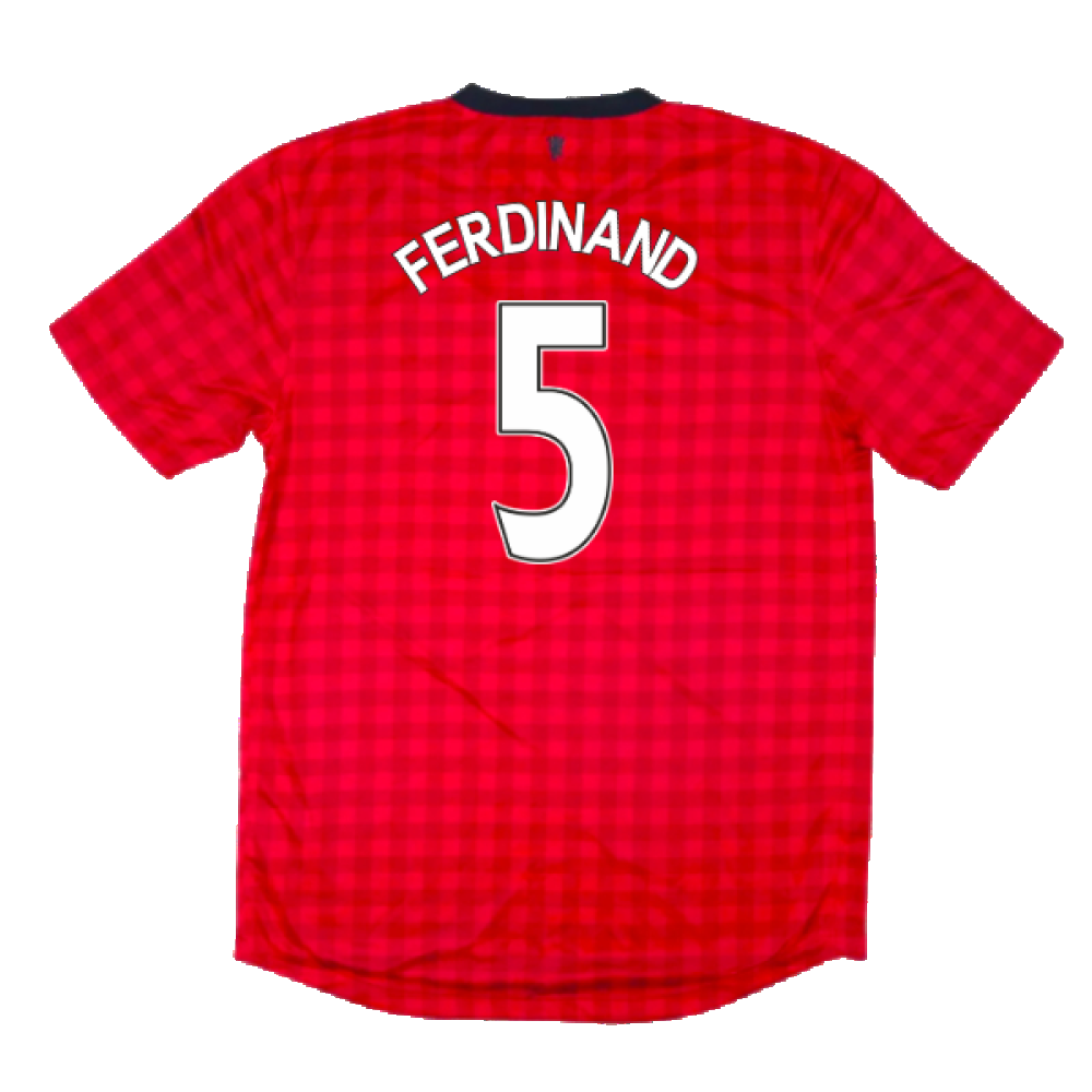 Manchester United 2012-13 Home Shirt (Good) (Ferdinand 5)