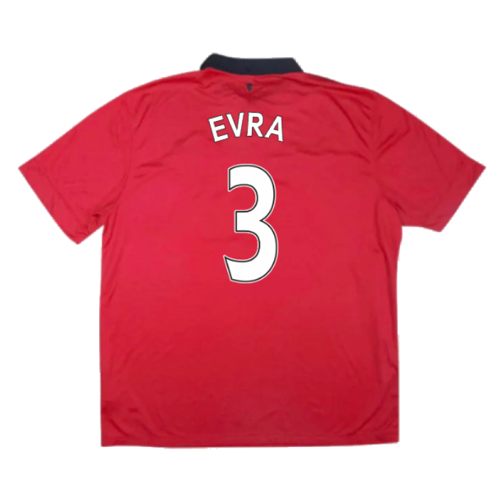 Manchester United 2013-14 Home Shirt (Small) (Very Good) (Evra 3)