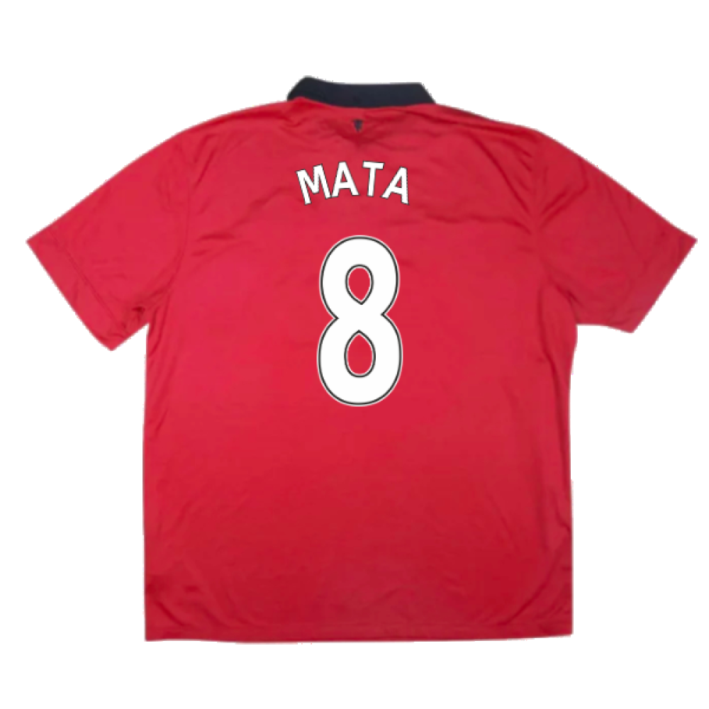 Manchester United 2013-14 Home Shirt (Small) (Very Good) (Mata 8)