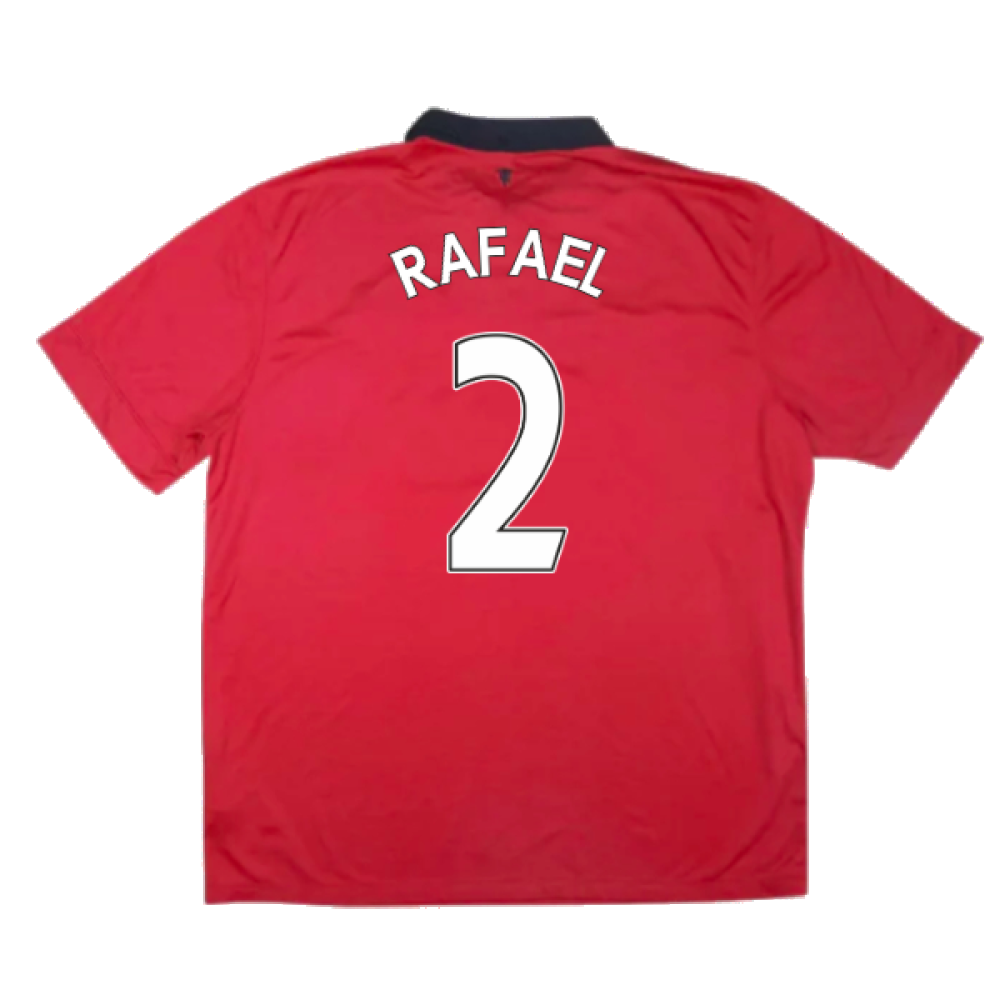 Manchester United 2013-14 Home Shirt (Small) (Very Good) (Rafael 2)