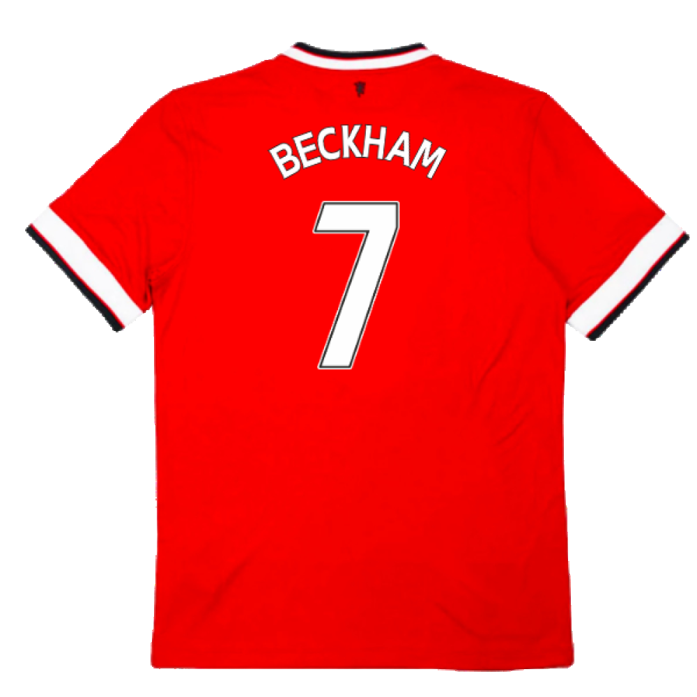 Manchester United 2014-15 Home (3XL) (Very Good) (Beckham 7)