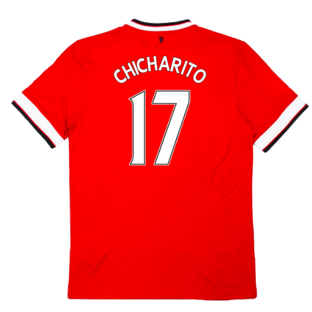 Manchester United 2014-15 Home (3XL) (Very Good) (Chicharito 17)