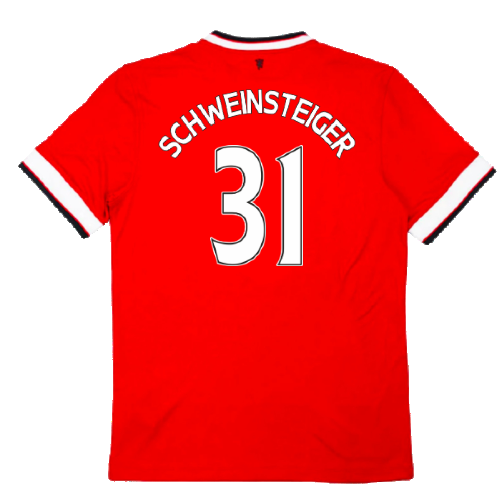 Manchester United 2014-15 Home (3XL) (Very Good) (Schweinsteiger 31)