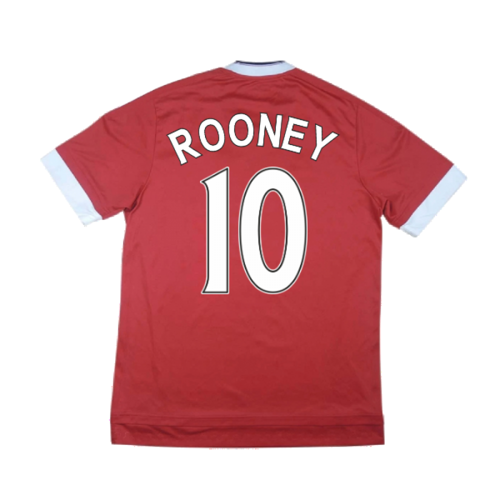 Manchester United 2015-16 Home Shirt ((Good) XS) (Rooney 10)