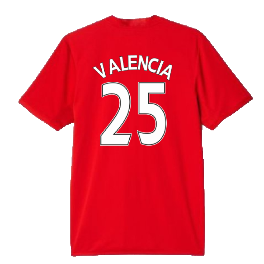 Manchester United 2015-16 Home Shirt (M) (Excellent) (Valencia 25)